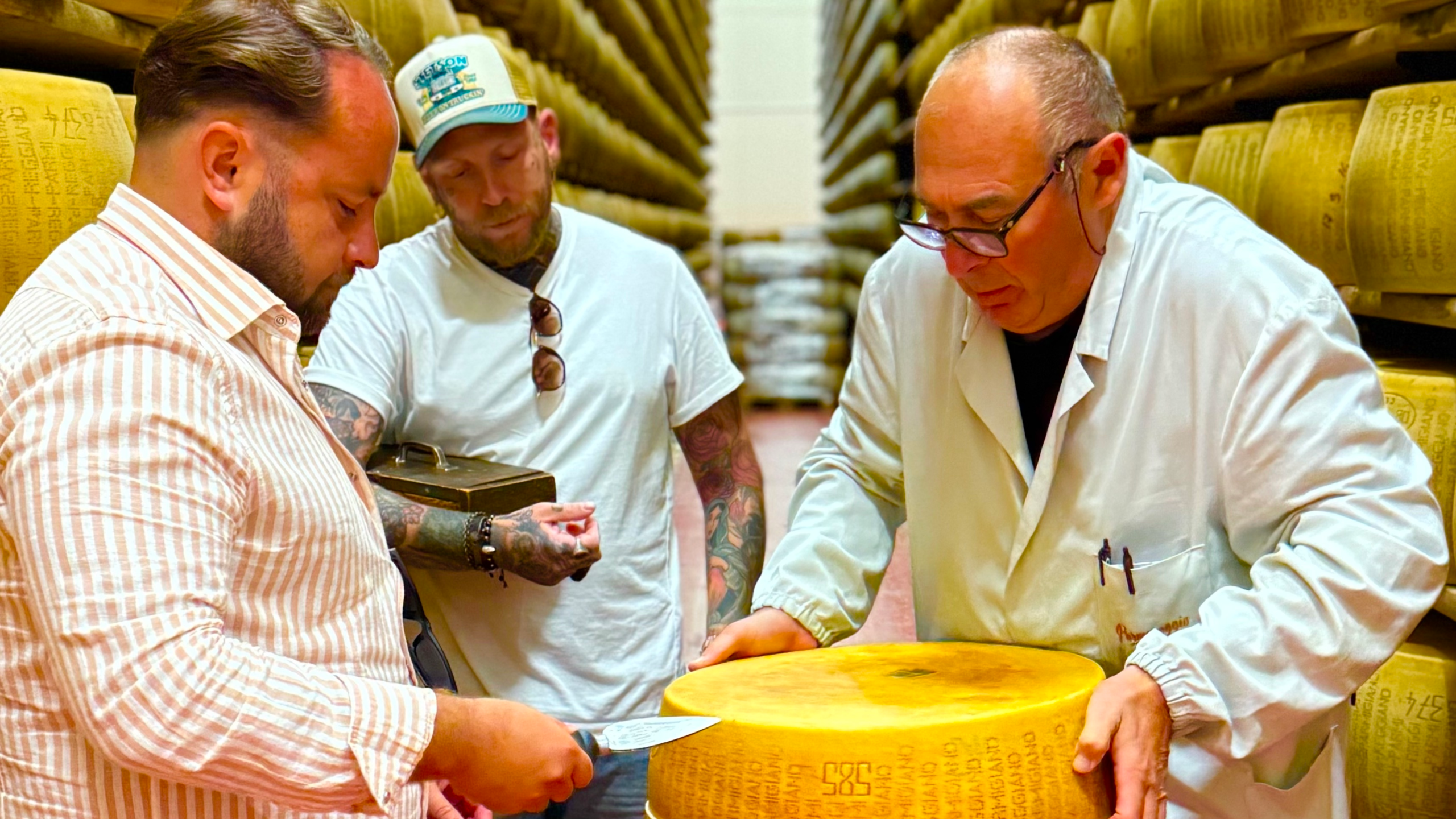 Making Parmigiano Reggiano Cheese