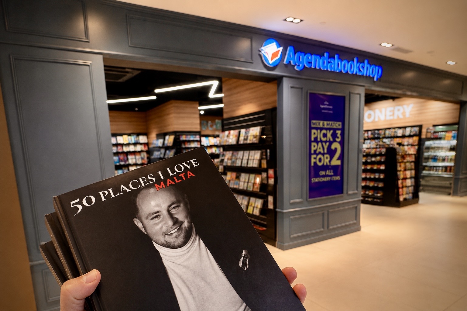 “50 Places I Love Malta” Available at Agenda Bookshops Across Malta